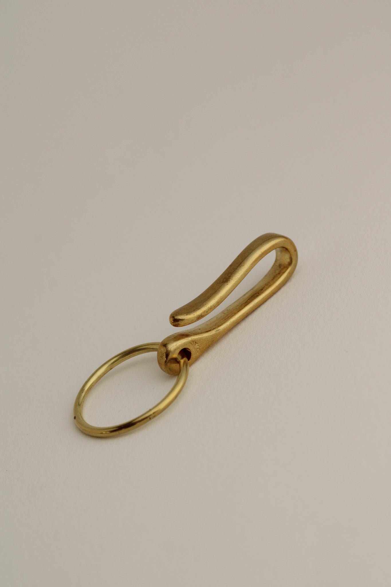 Brass Hook Key Ring