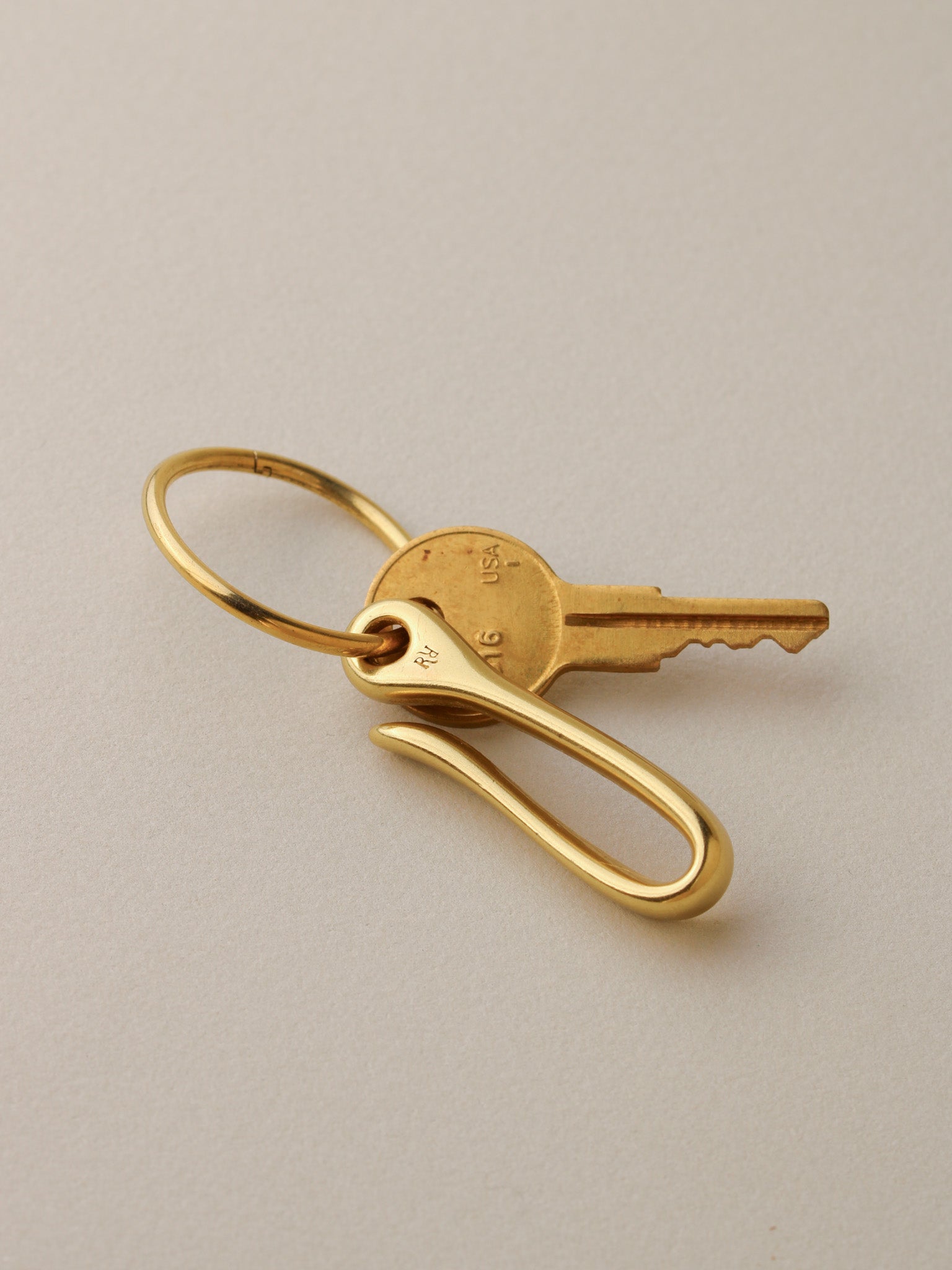 Fish Hook Key Ring