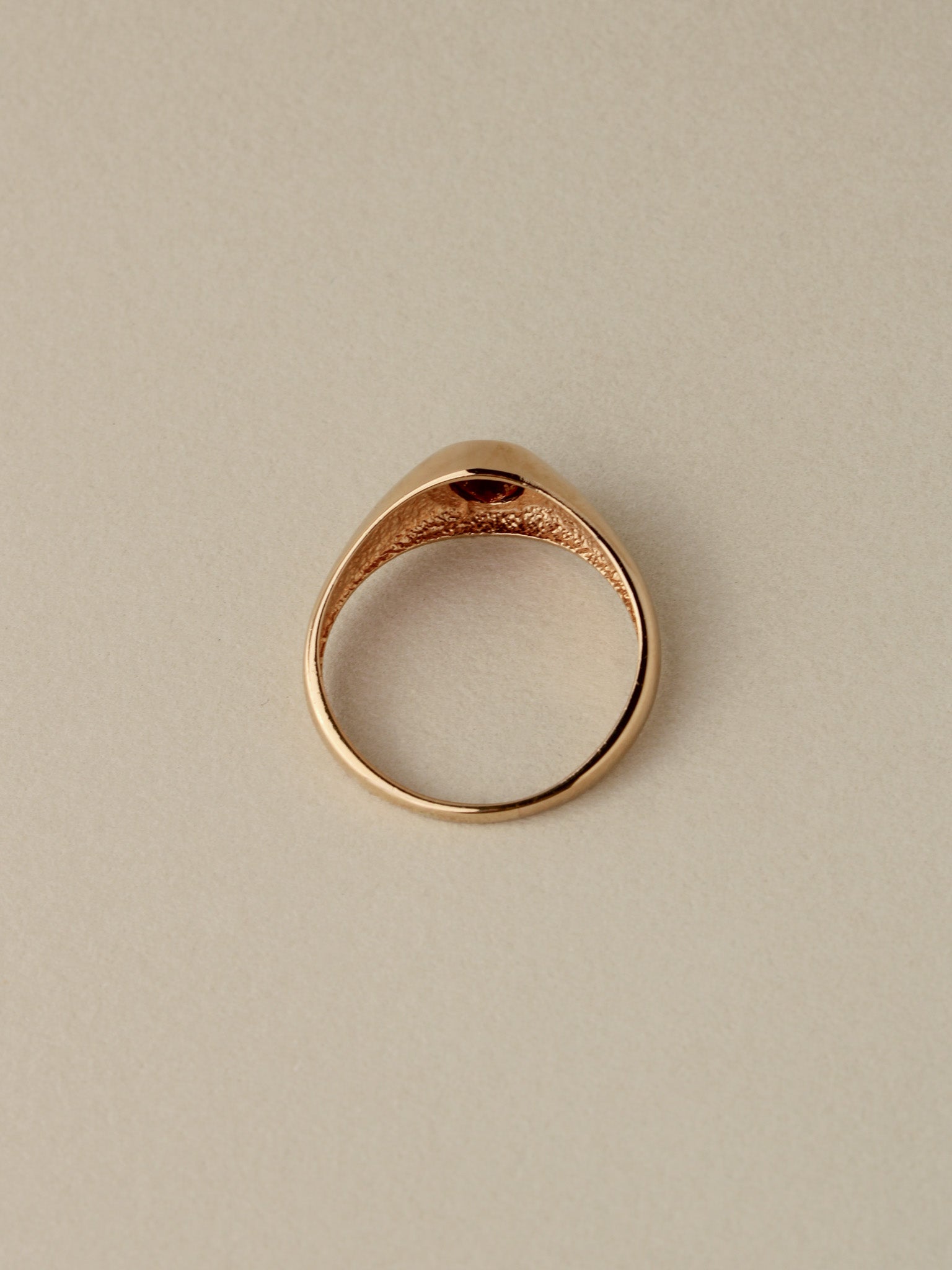 Garnet Signet Ring