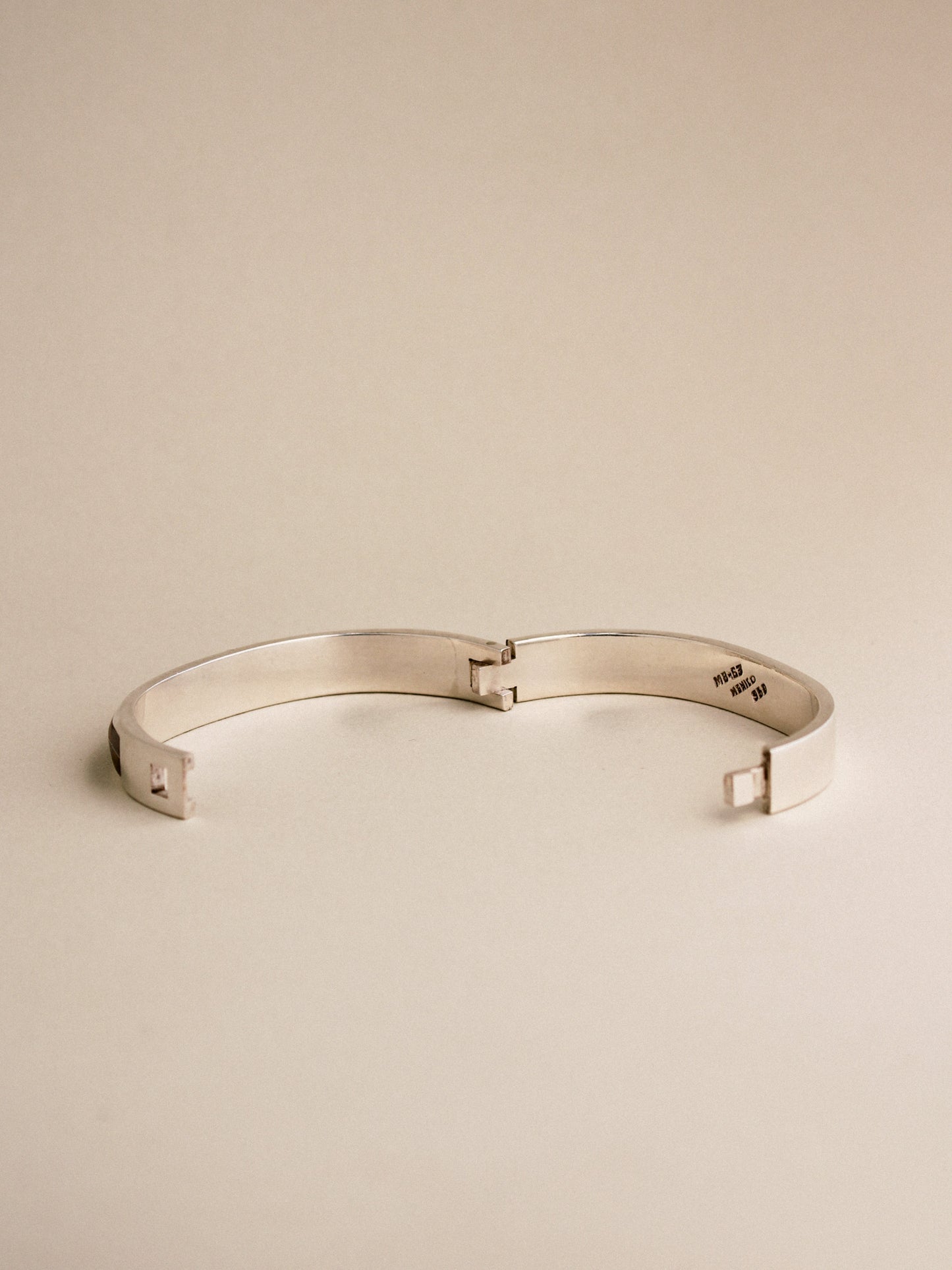 Mexican Silver Inlay Bracelet