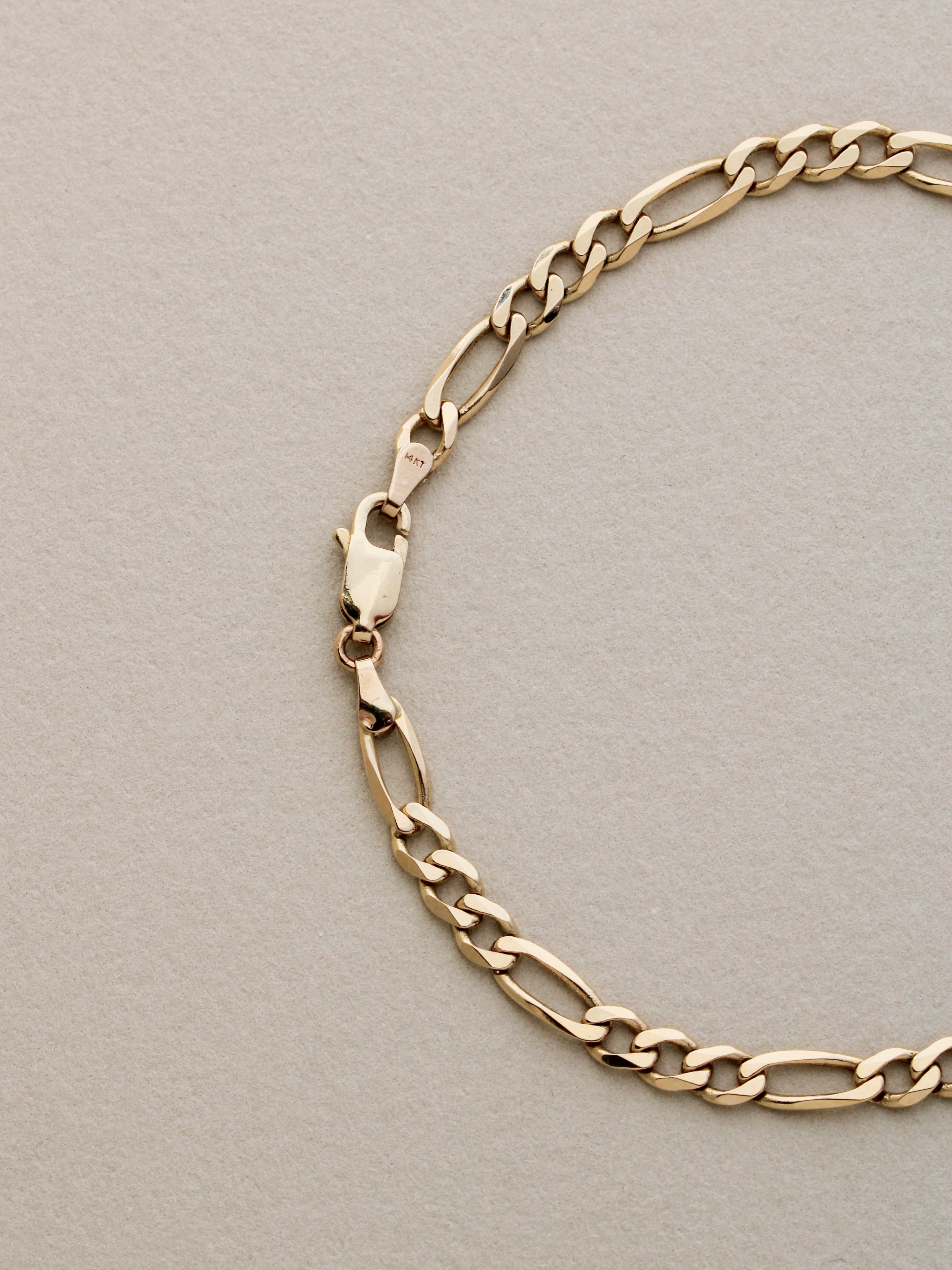Bold Figaro Chain Bracelet