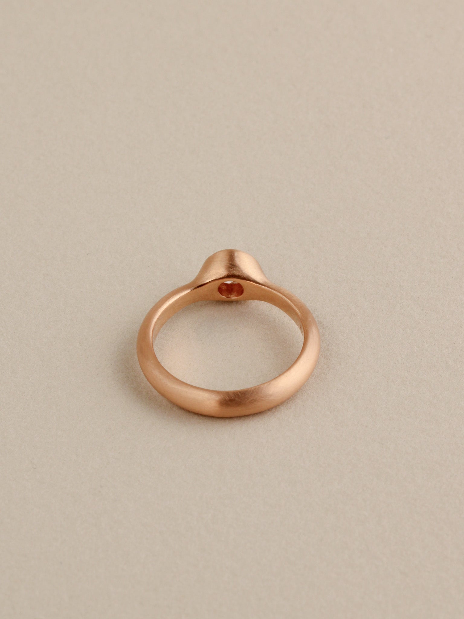 Champagne Diamond in Peach Gold