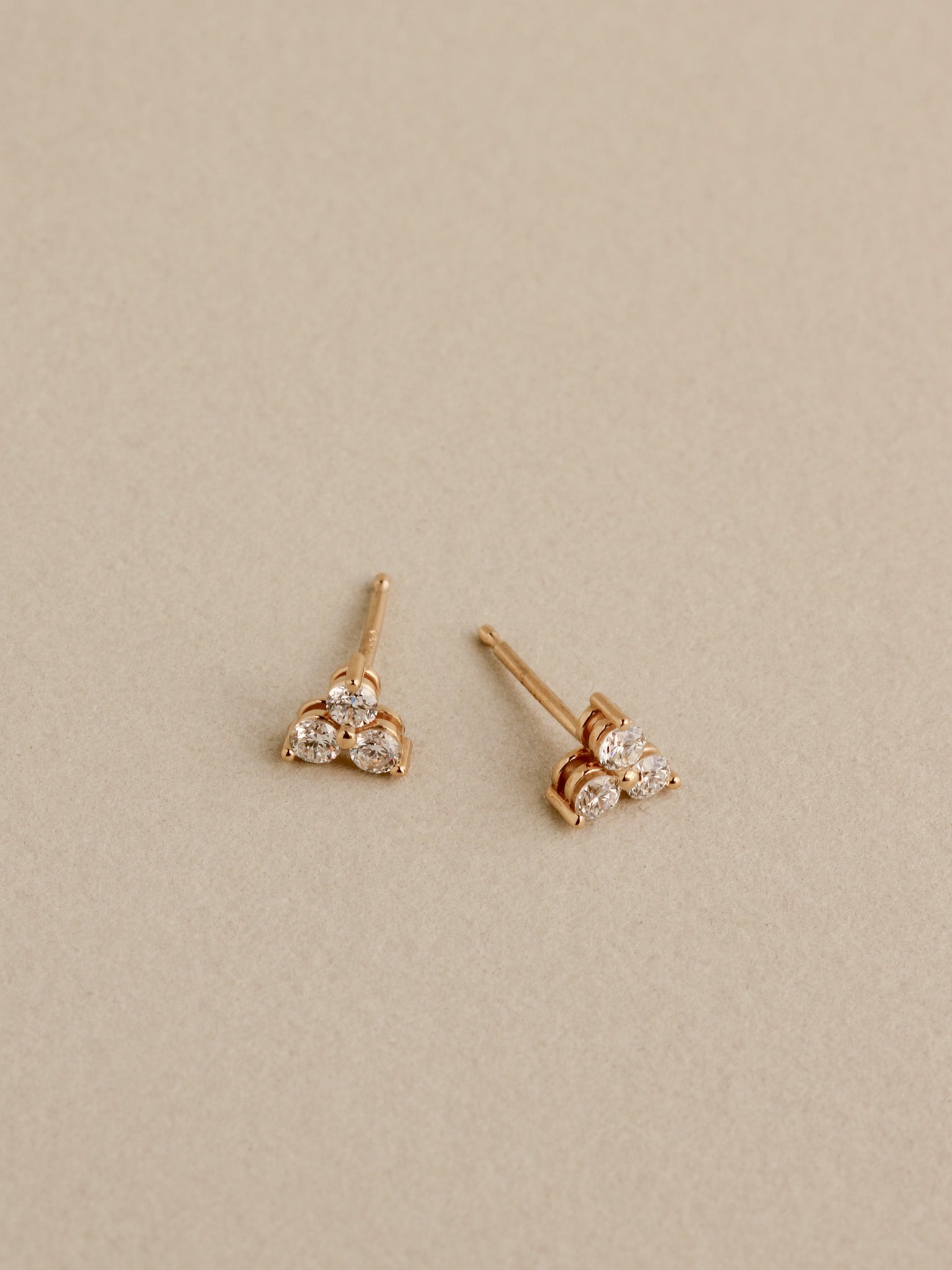 Diamond Trio Studs