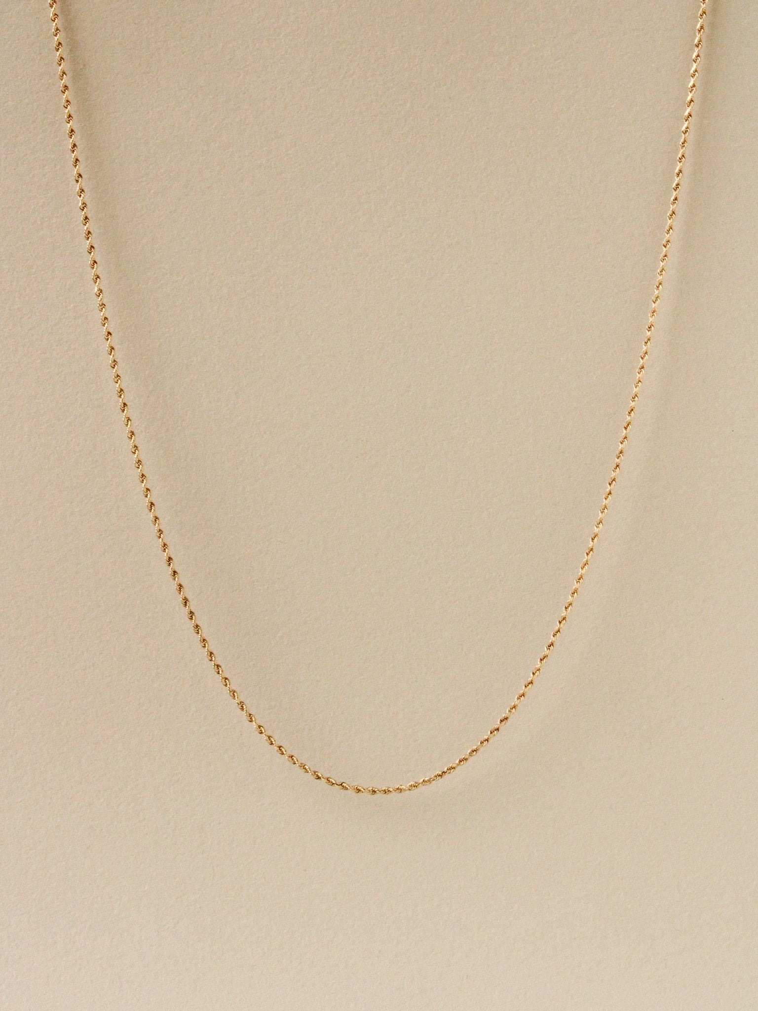 Rope Chain, 1.55mm 23"