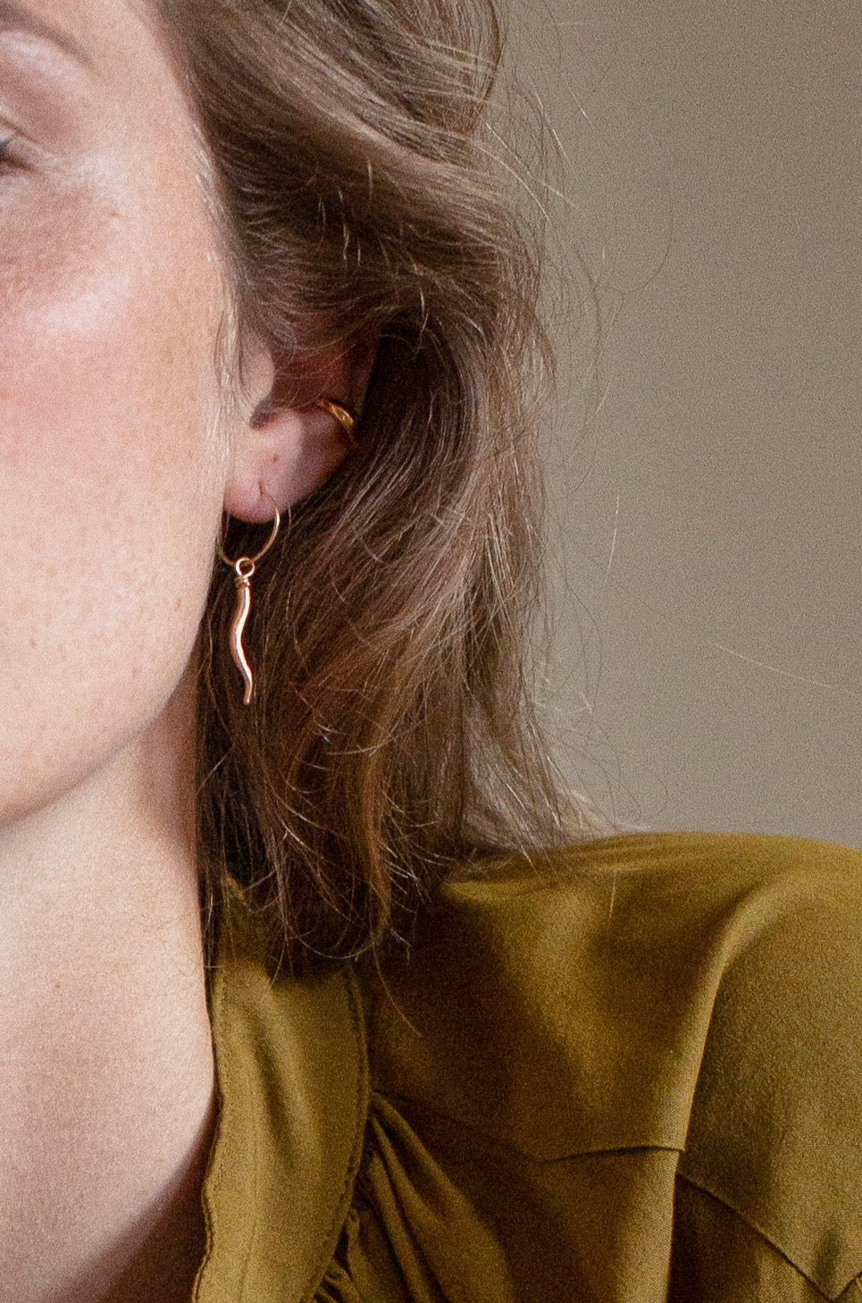 Cornicello Hoops