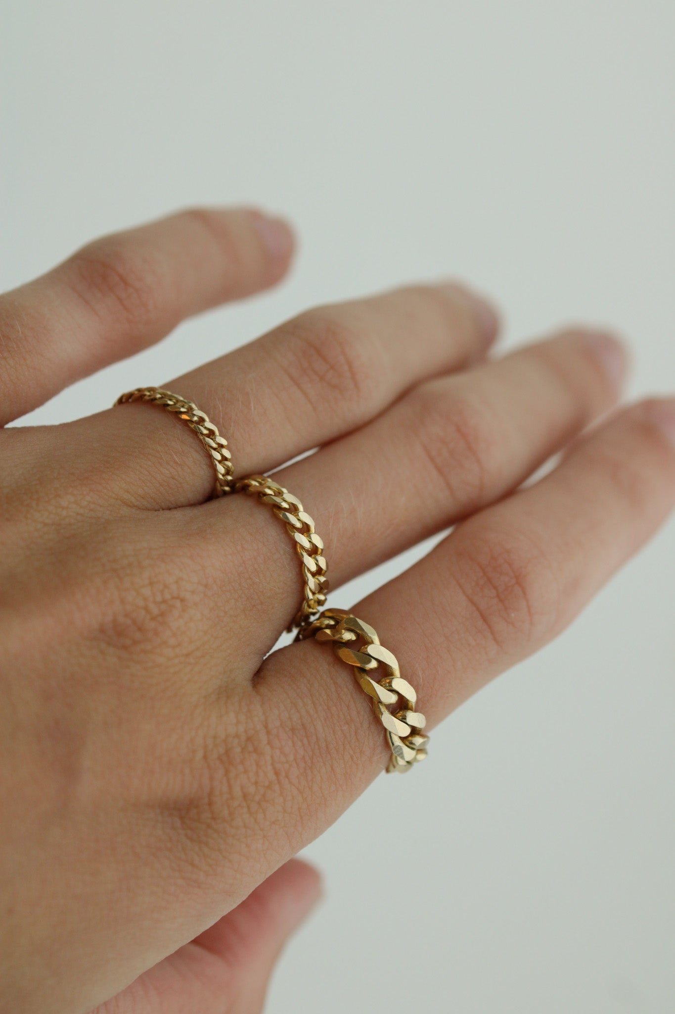 Curb Chain Ring Sterling / Bold / Preorder*