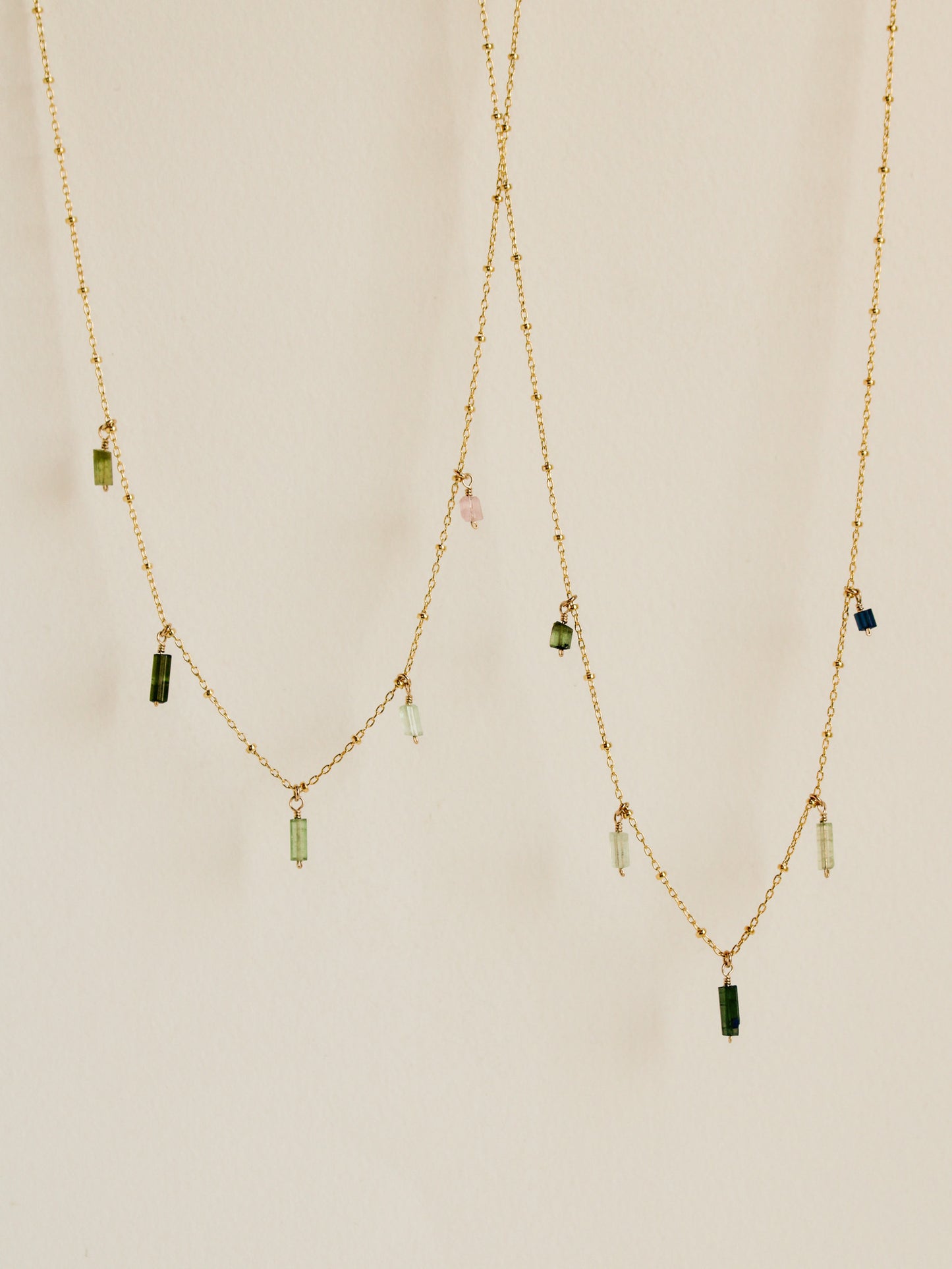 Tourmaline Tag Necklace