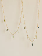 Tourmaline Tag Necklace