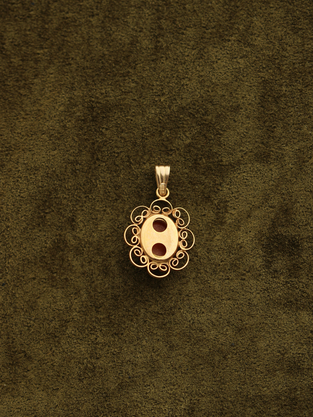 14k Cameo Charm