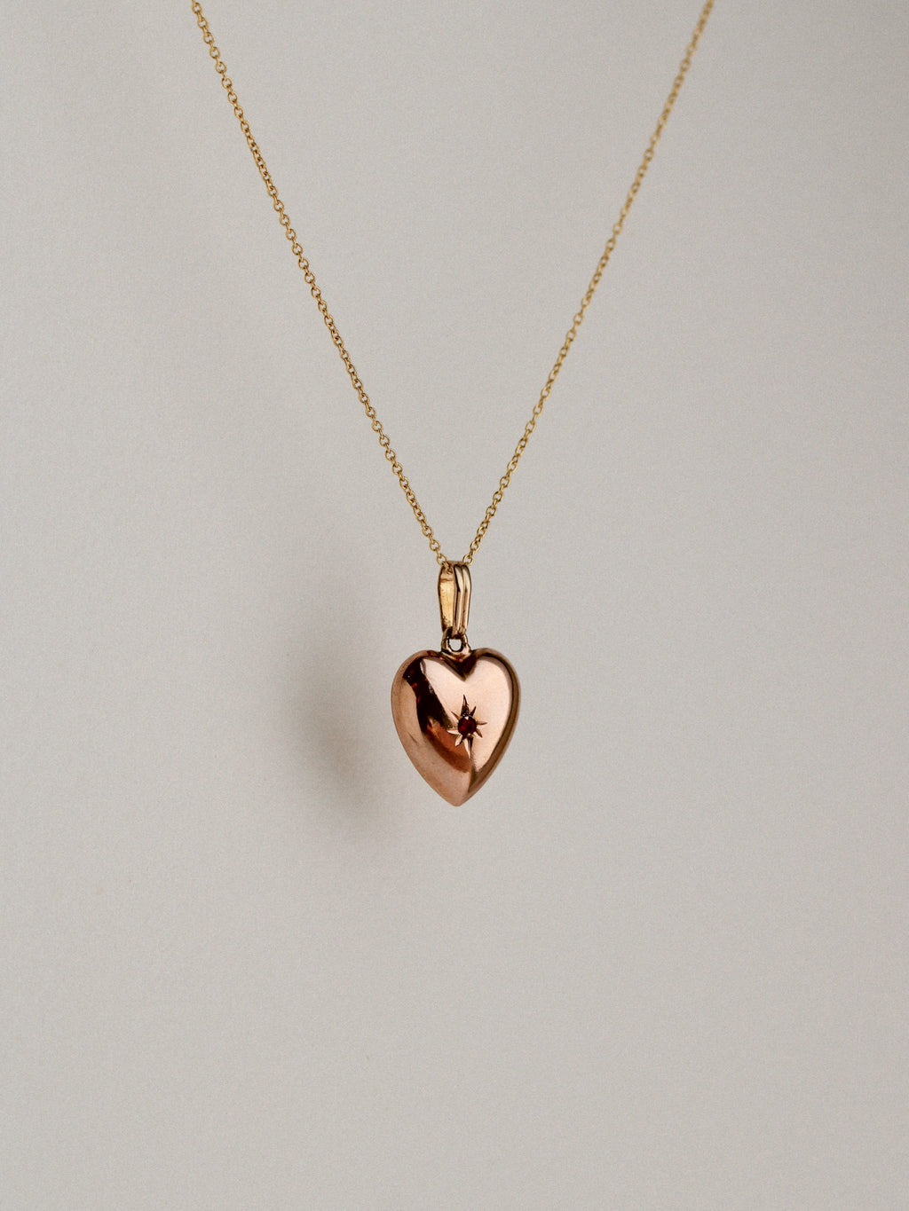 Ruby Heart Charm