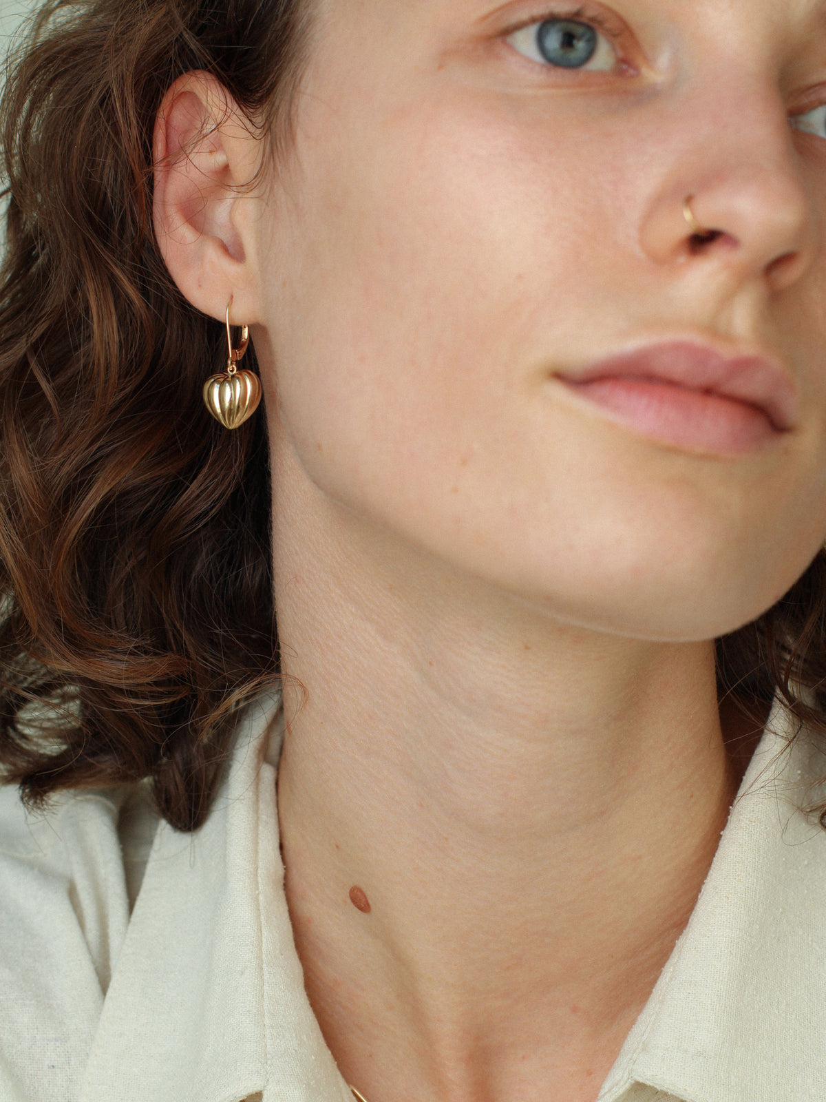 Heart Drop Earrings