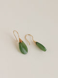 Teardrop Jade Earrings