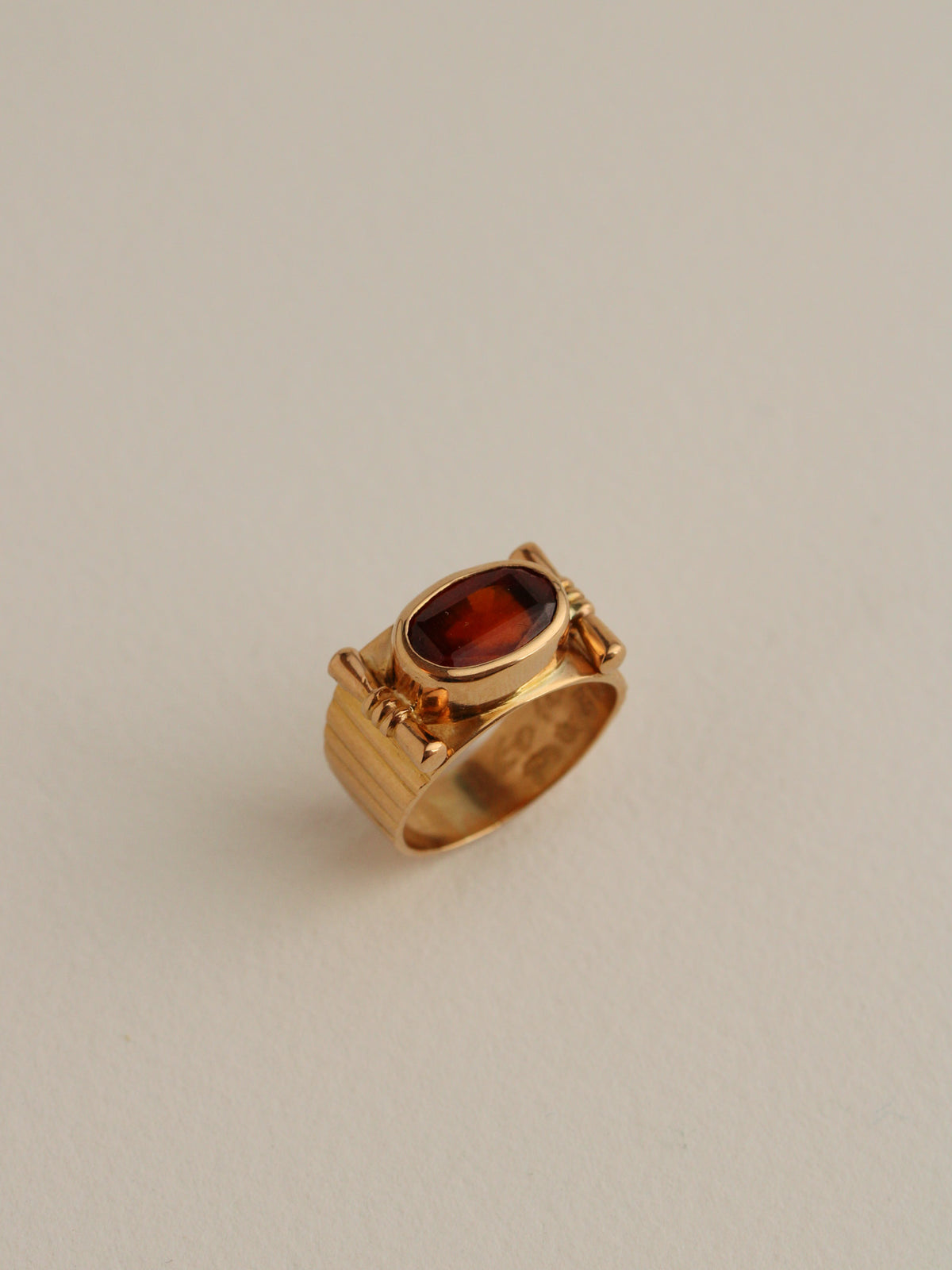 20k Garnet Cocktail Ring