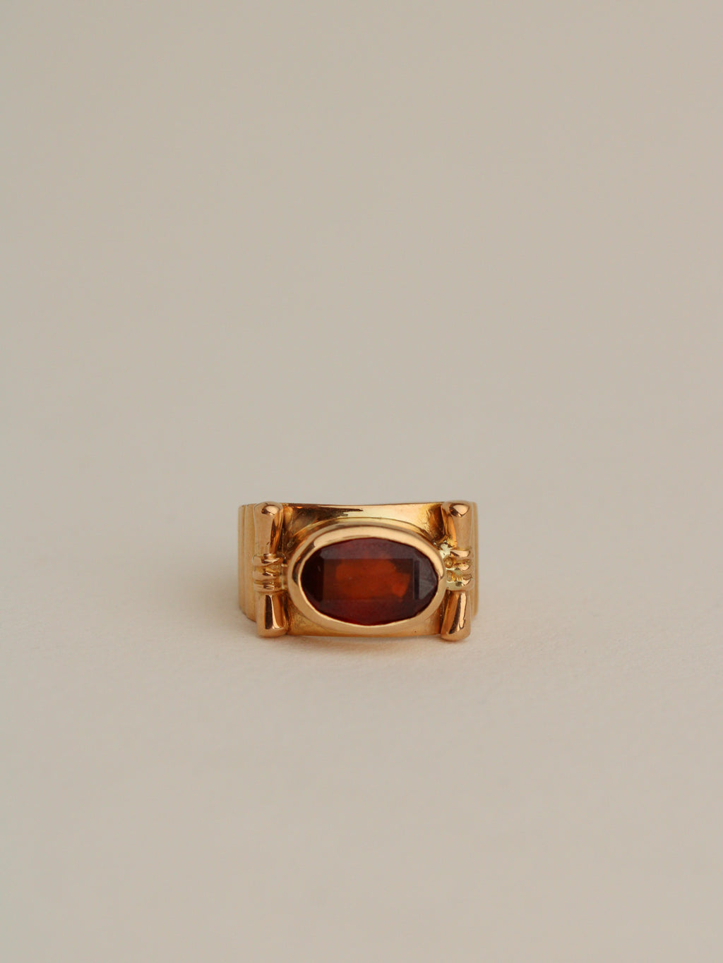 20k Garnet Cocktail Ring