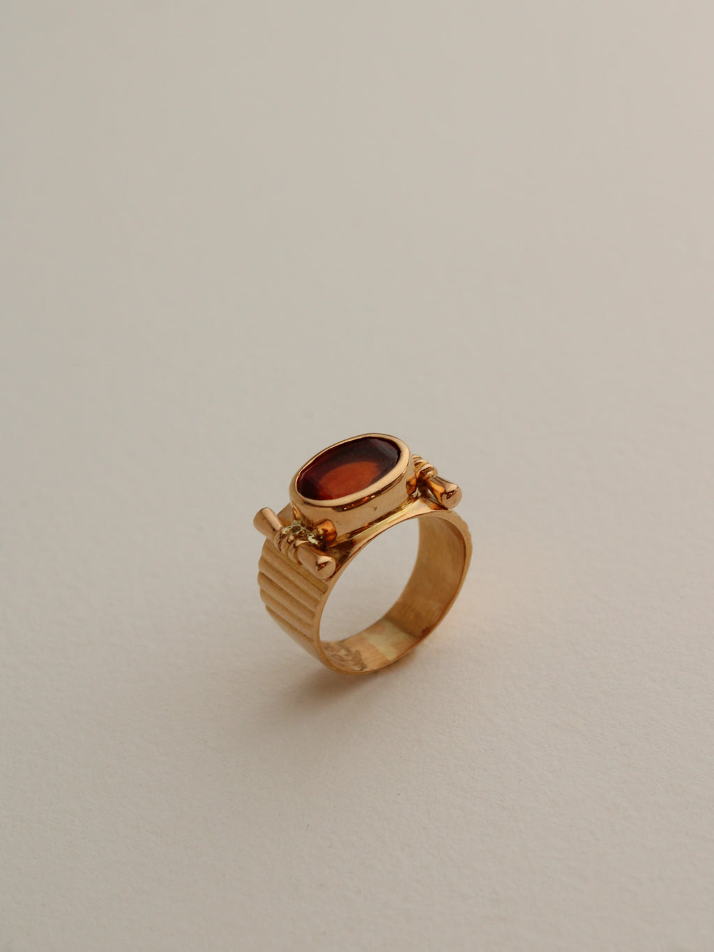20k Garnet Cocktail Ring