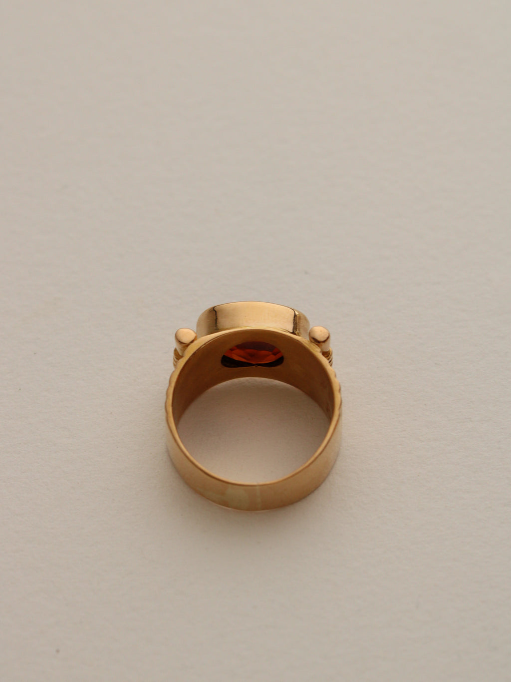 20k Garnet Cocktail Ring