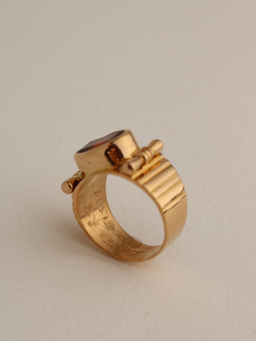 20k Garnet Cocktail Ring