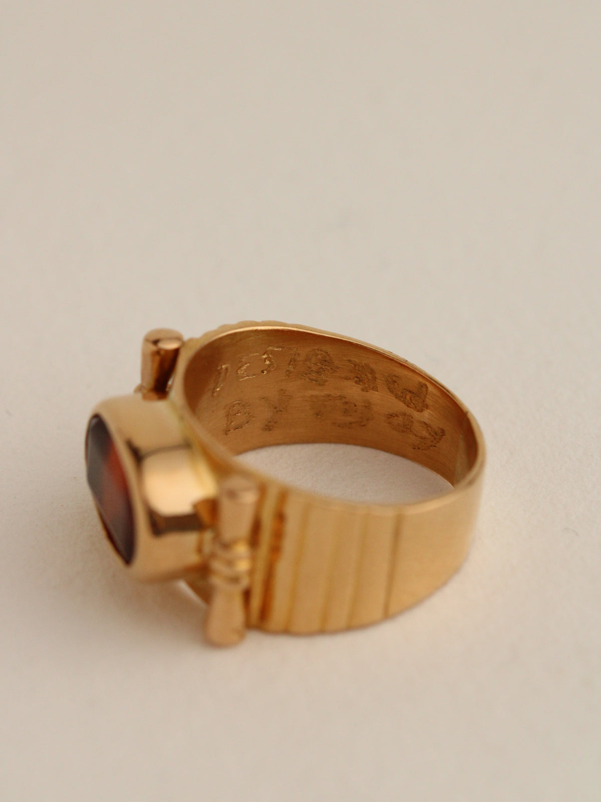 20k Garnet Cocktail Ring