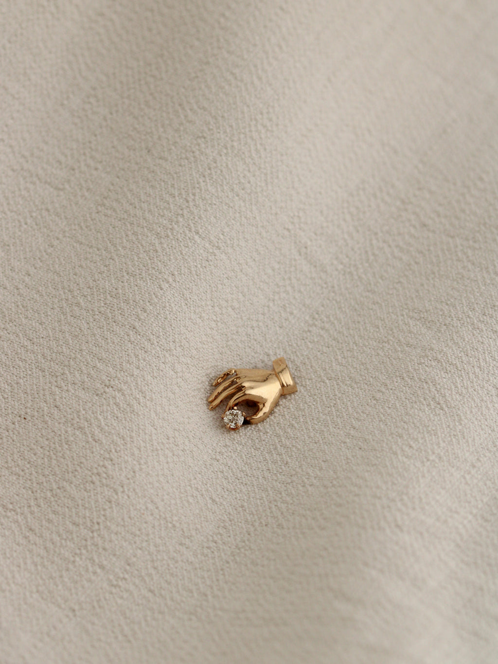 Diamond Hand Stick Pin