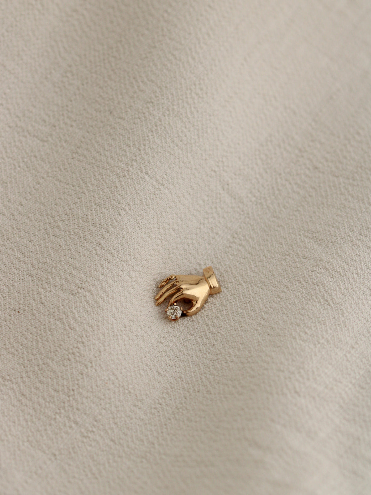 Diamond Hand Stick Pin