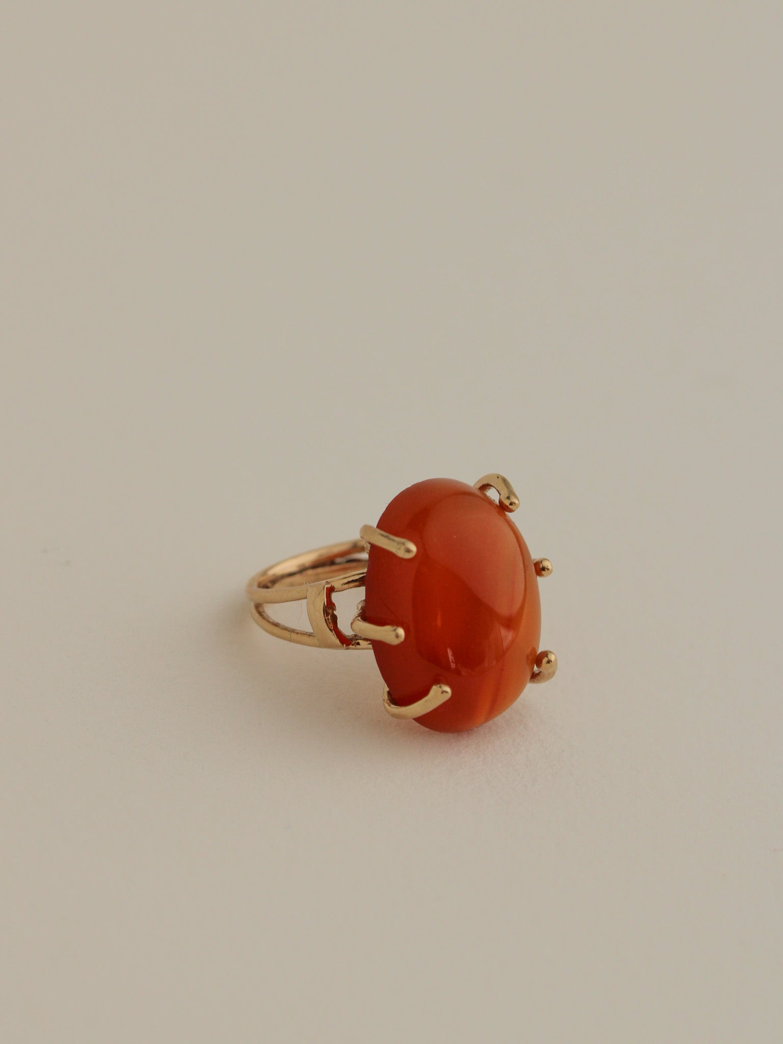 Brutalist Agate Ring