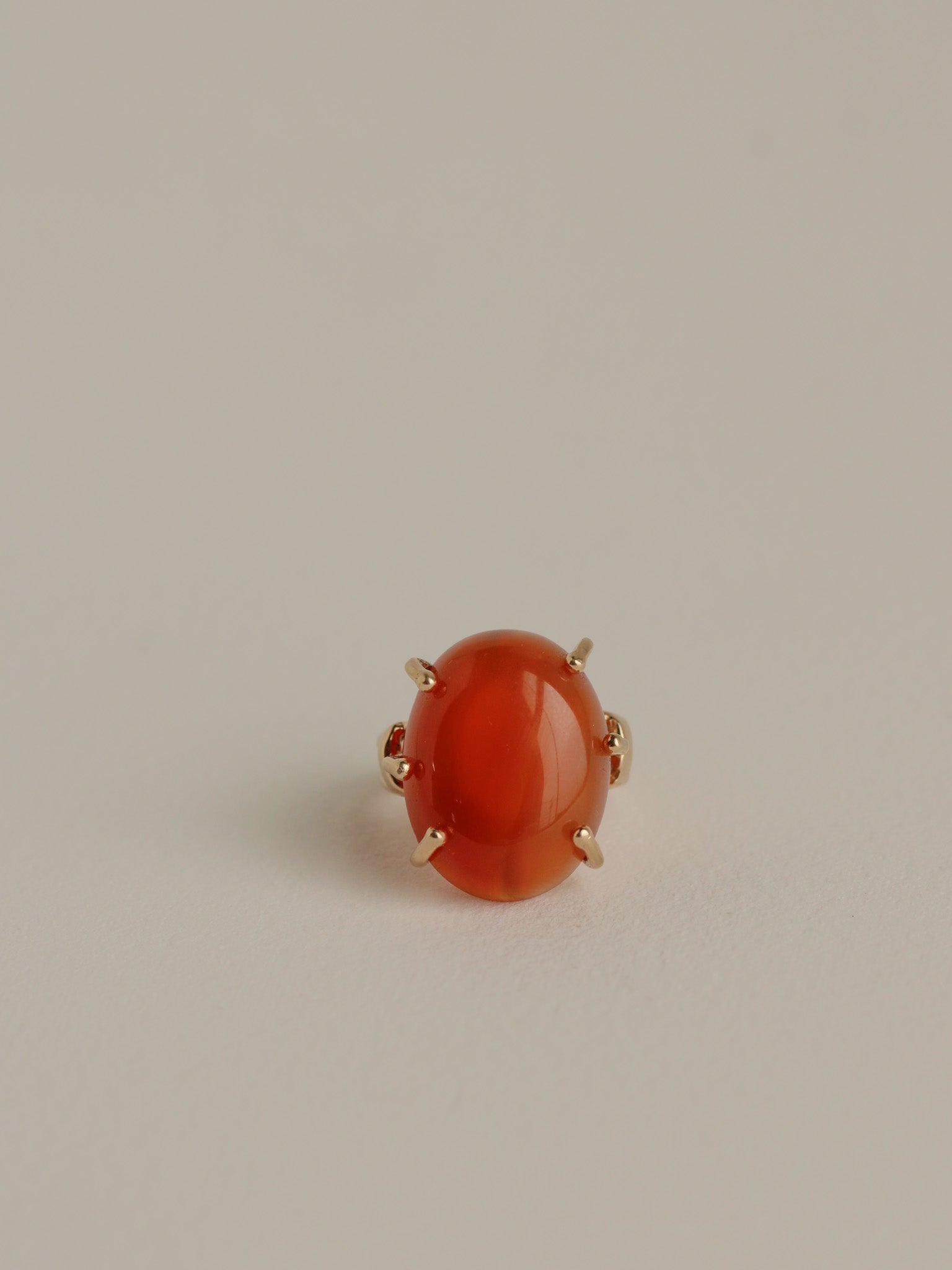 Brutalist Agate Ring