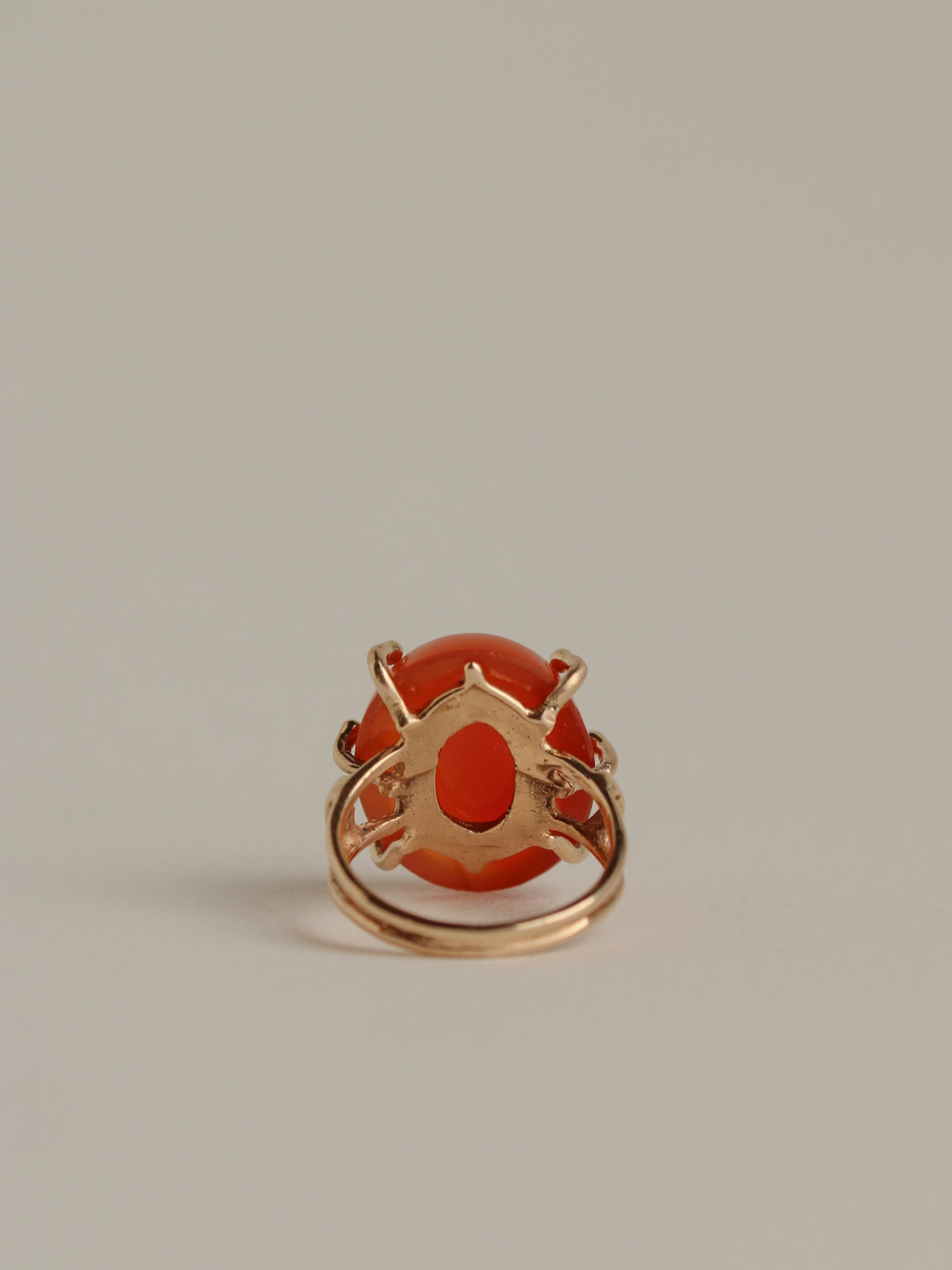 Brutalist Agate Ring