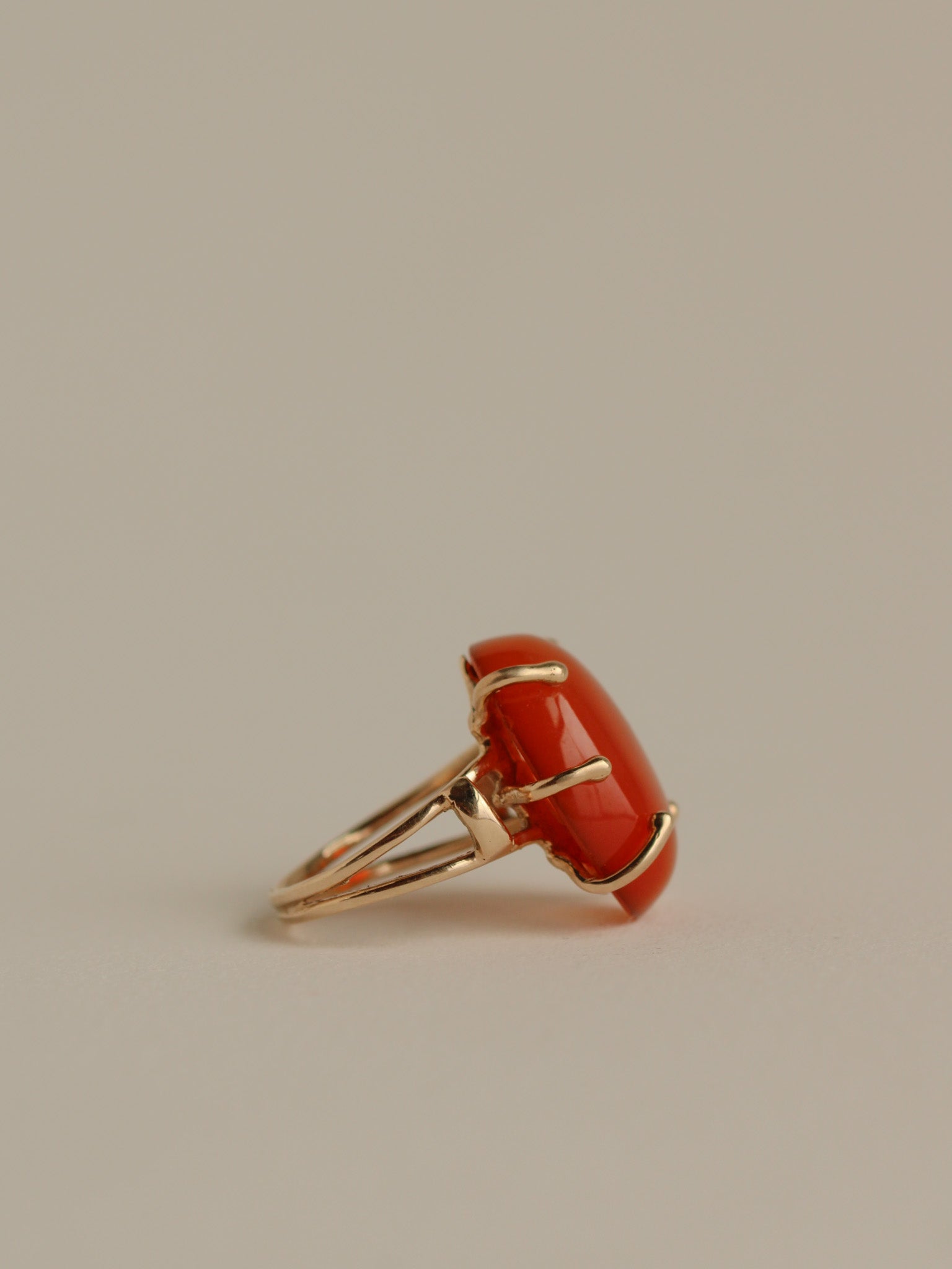Brutalist Agate Ring