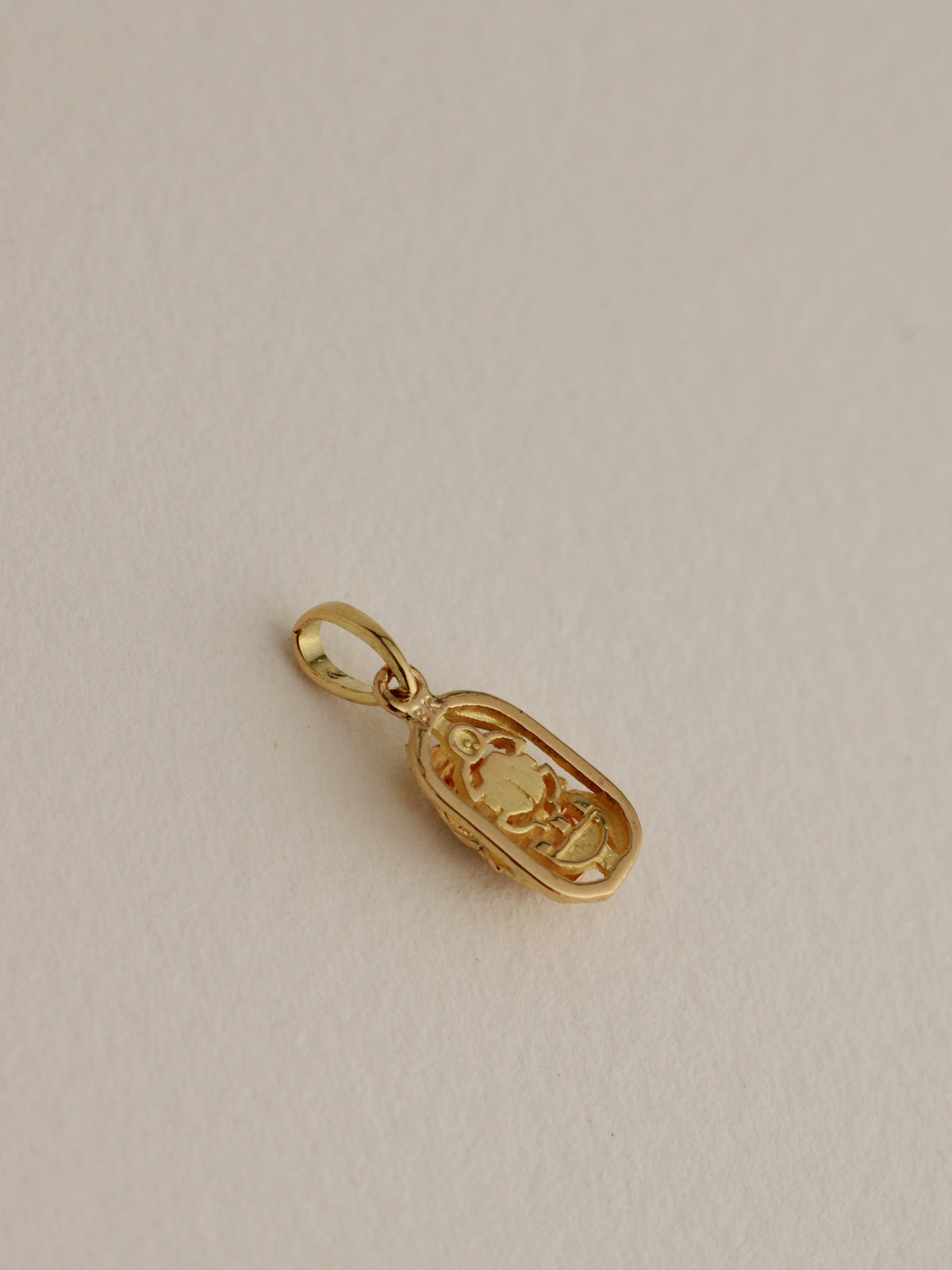 18k Scarab Charm
