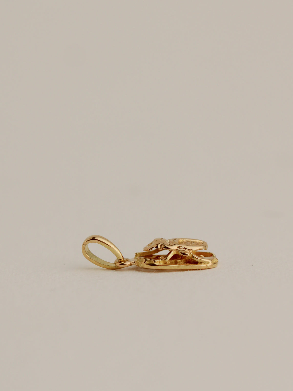 18k Scarab Charm