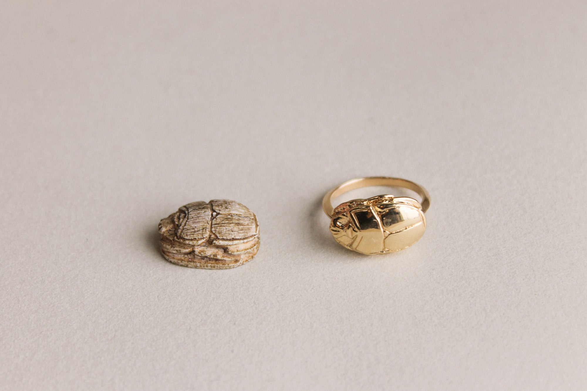Sun Scarab Ring