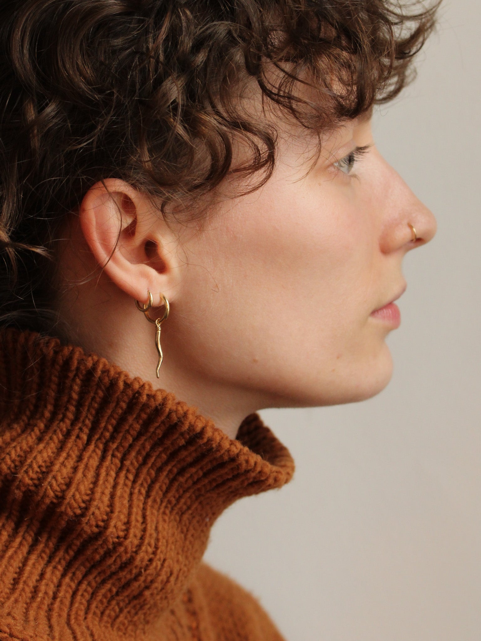 Cornicello Hoops