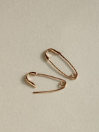 Gold Safety Pin, 14k