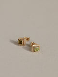 Handmade Peridot Studs