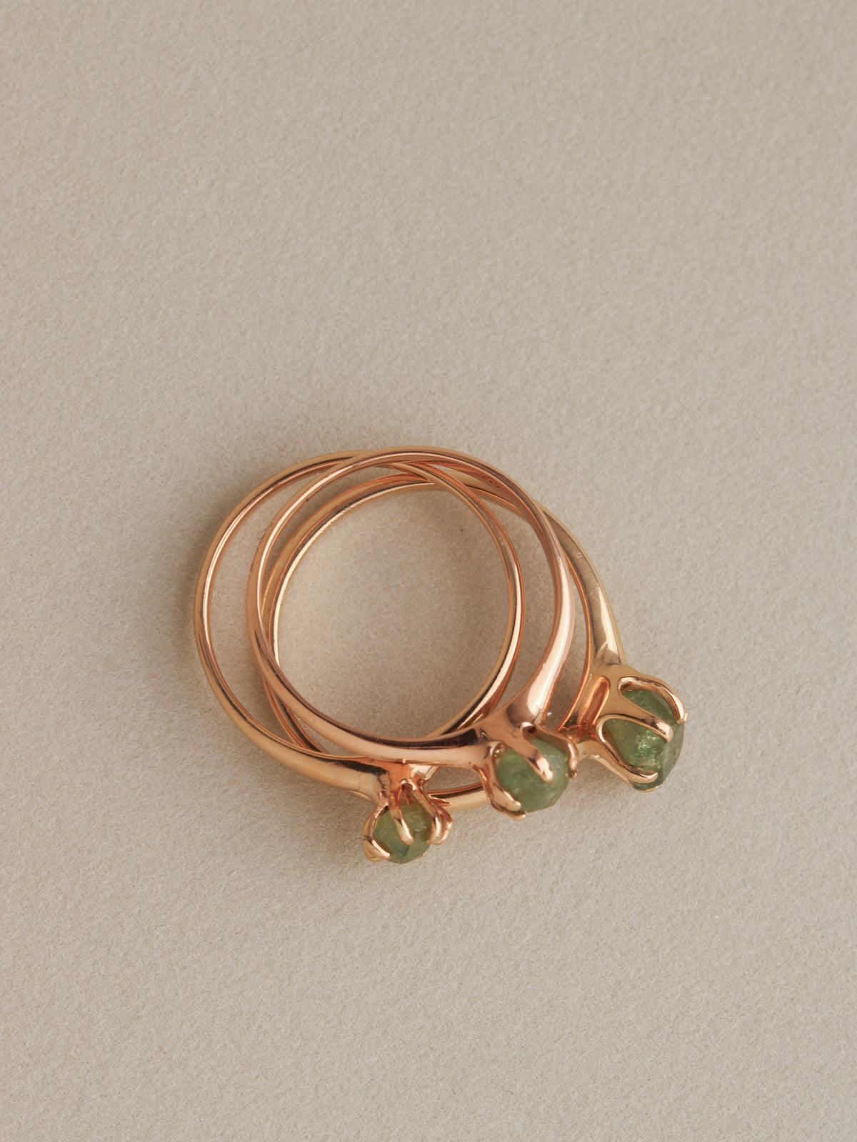 Garnet Prong Rings