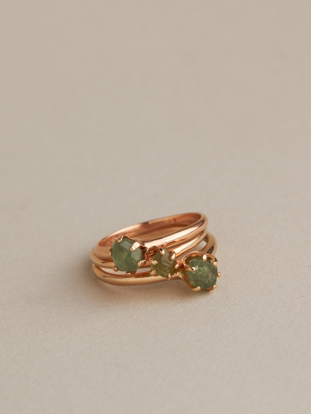 Garnet Prong Rings