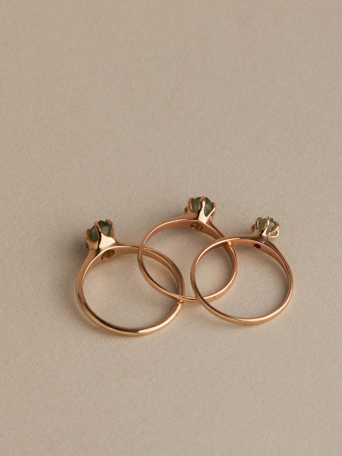 Garnet Prong Rings