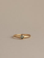 Green Sapphire in 14k Yellow