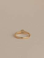 Green Sapphire in 14k Yellow