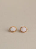Opal Studs, 14k