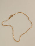 Dapped Anklet, 14k