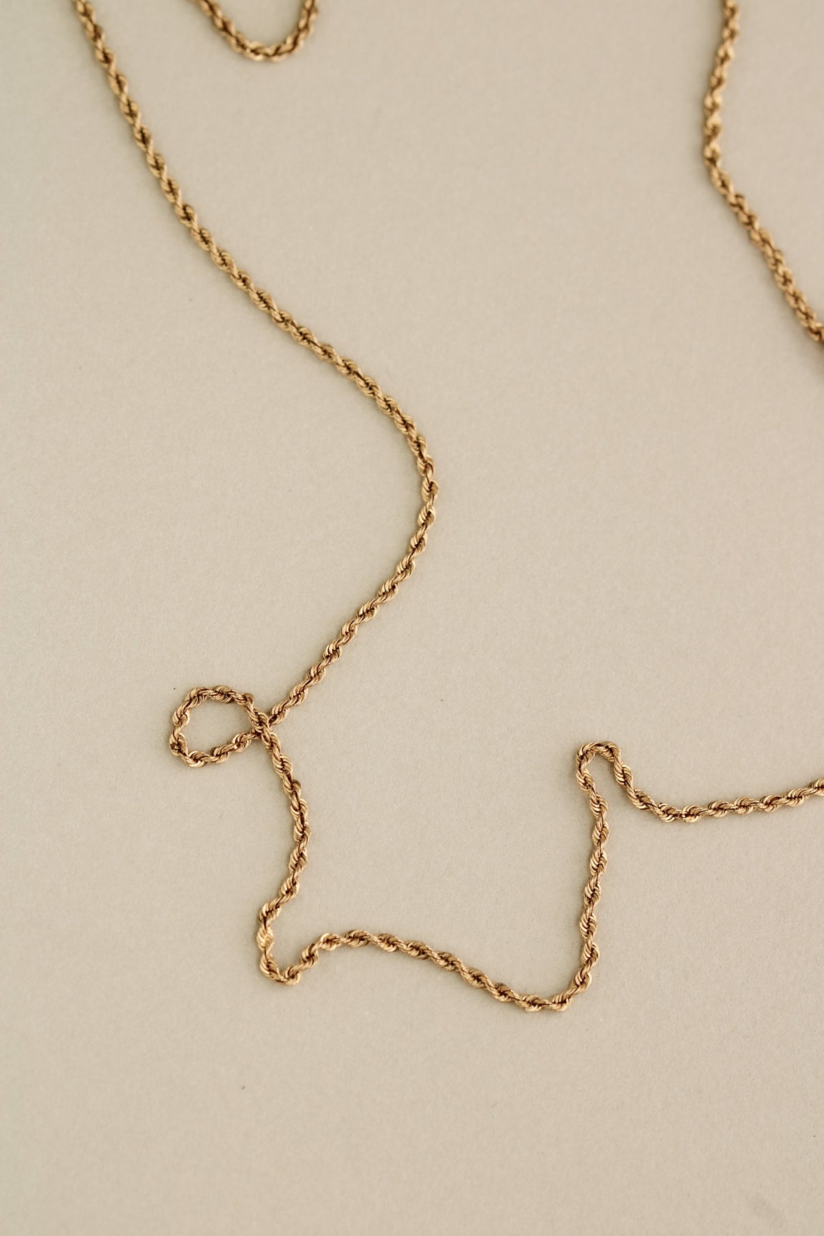 16" Rope Chain, 14k