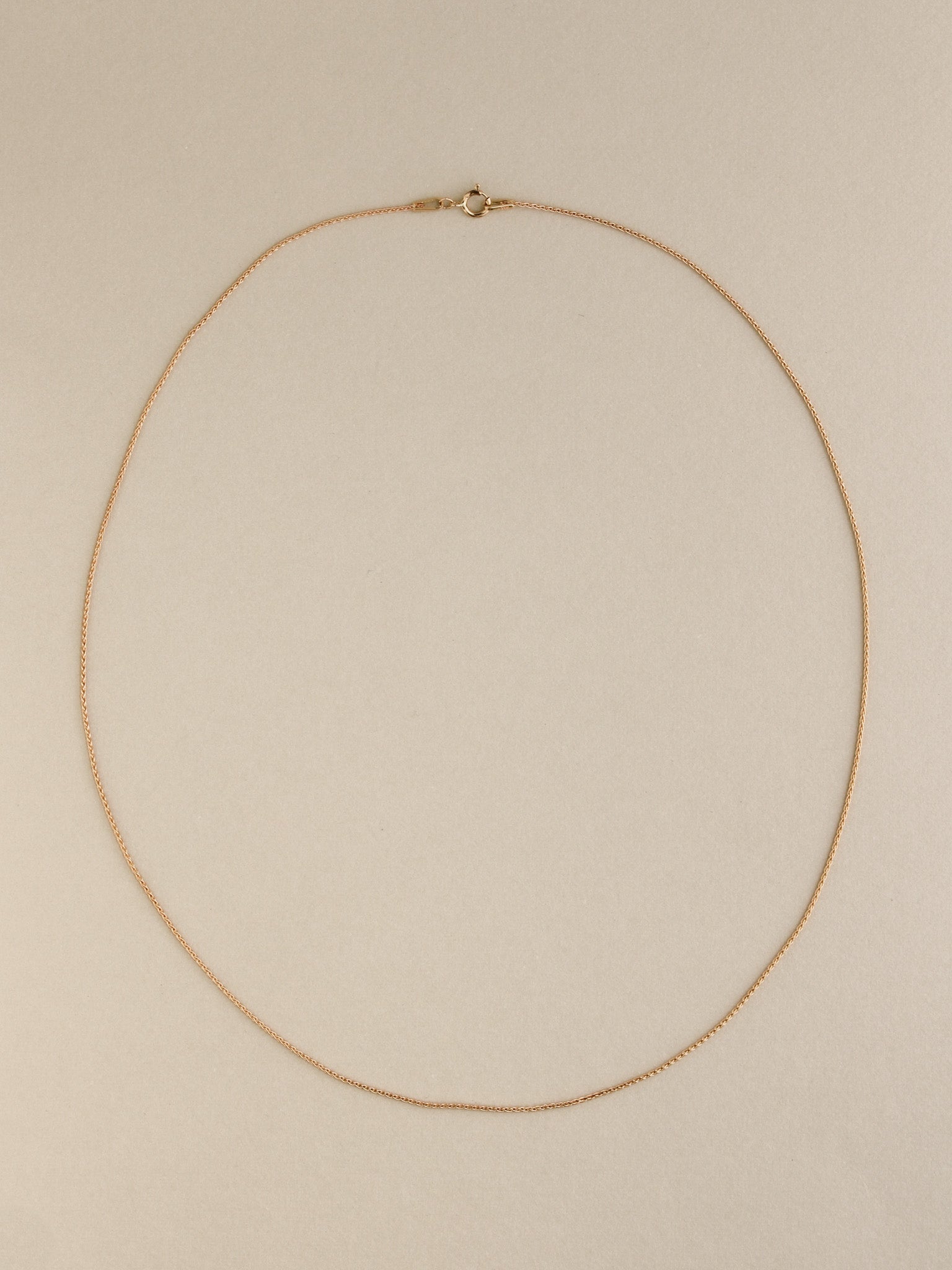 14k Baby Wheat Chain