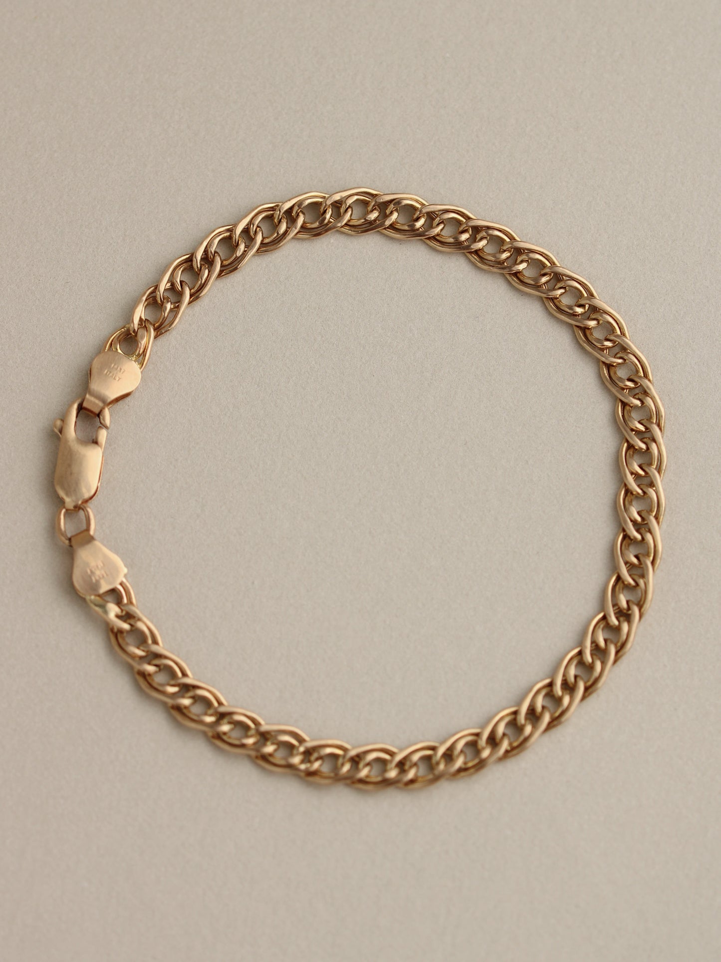 Double Link Curb Bracelet