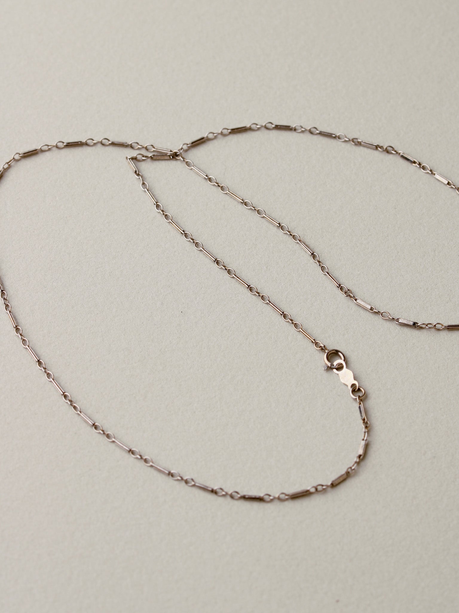 Bar Link Chain Necklace