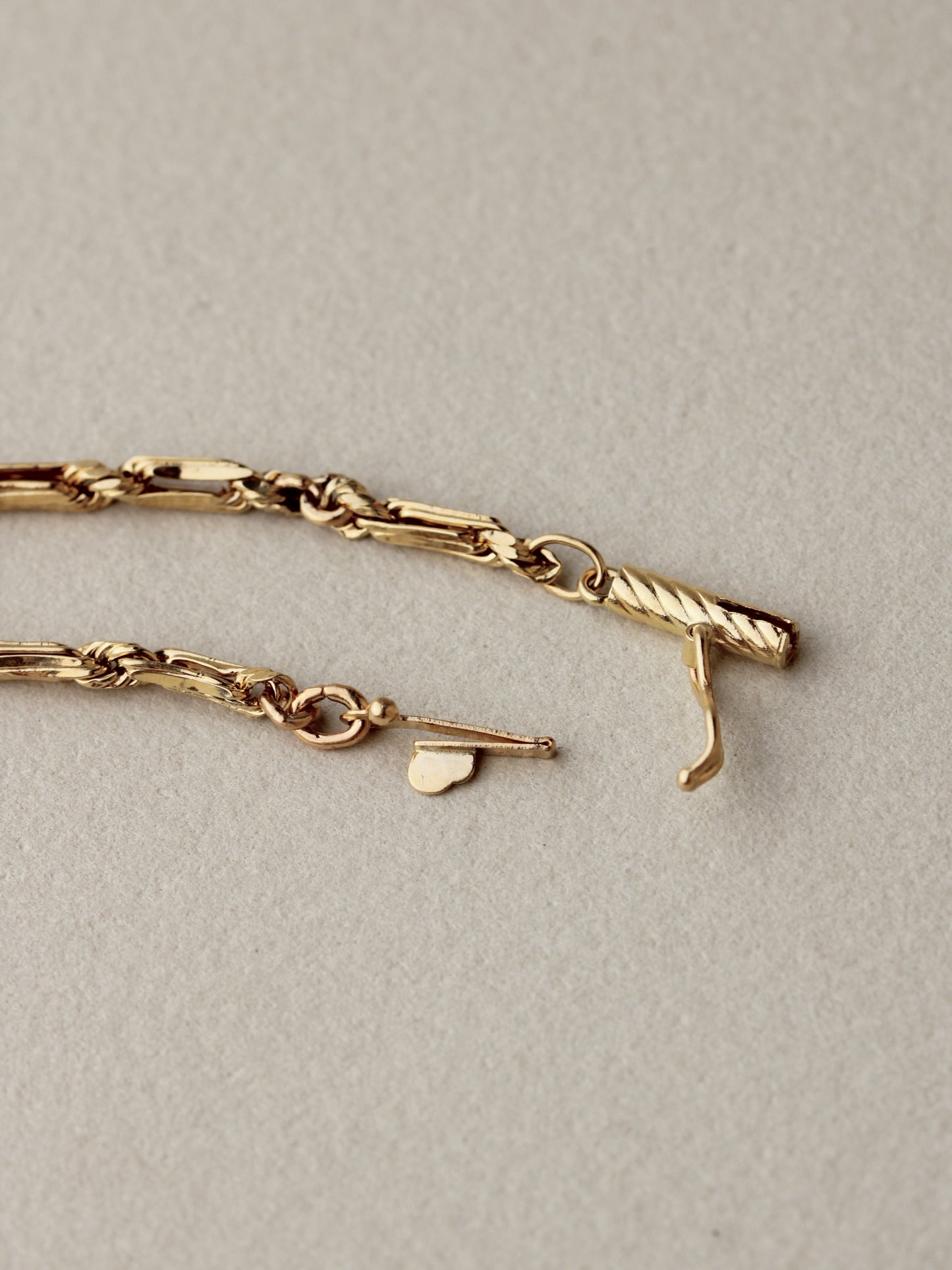 Bar Link Bracelet, 14k Yellow Gold