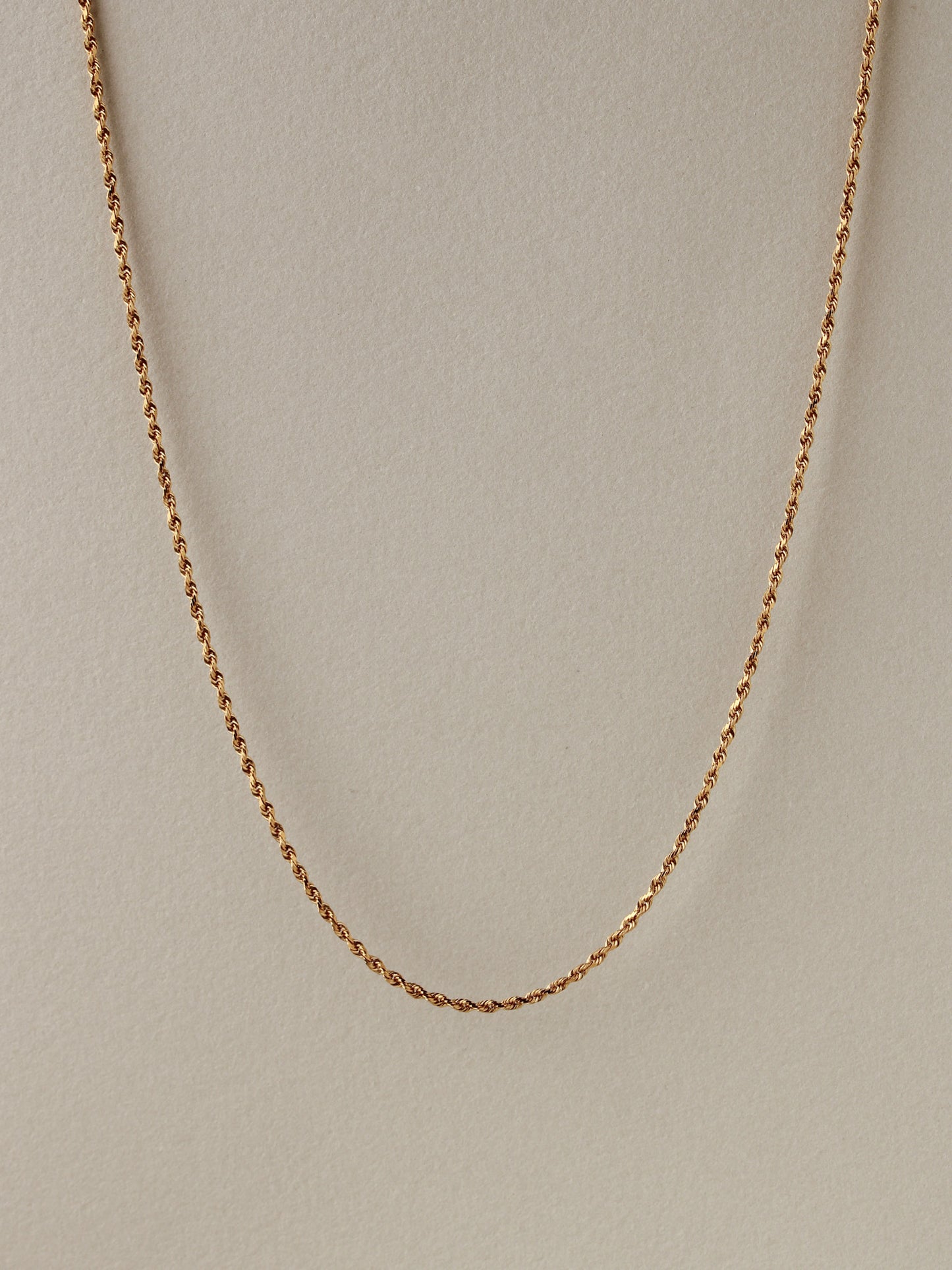 18" Rope Chain, 14k