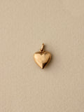 Puffy Heart Charm, 14k