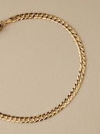 Curb Chain Bracelet, 3mm