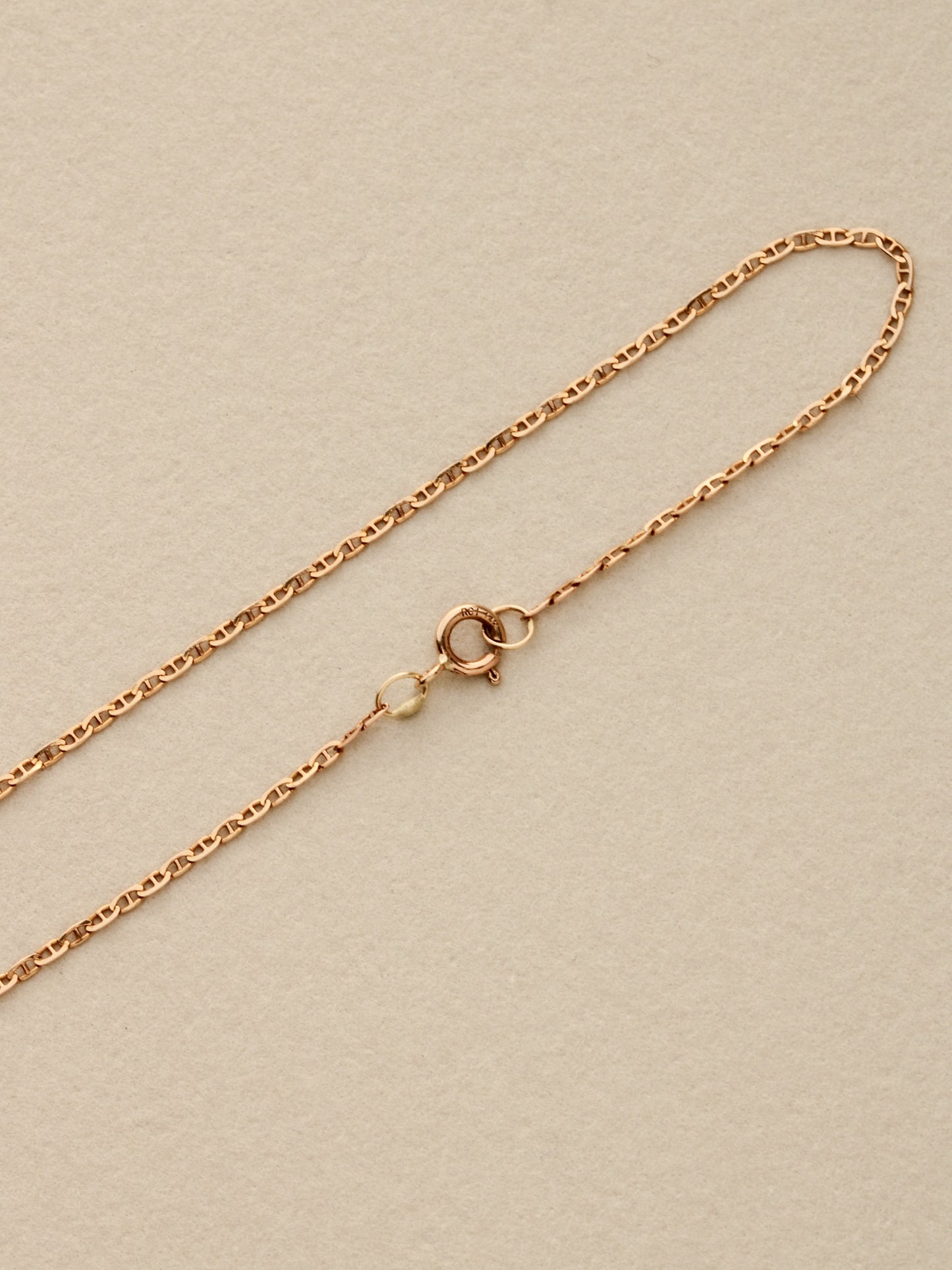 Dainty Mariner Chain Bracelet, 14k